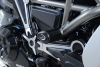 Aero padací chrániče R&G Racing pro motocykly DUCATI X Diavel / S, černé